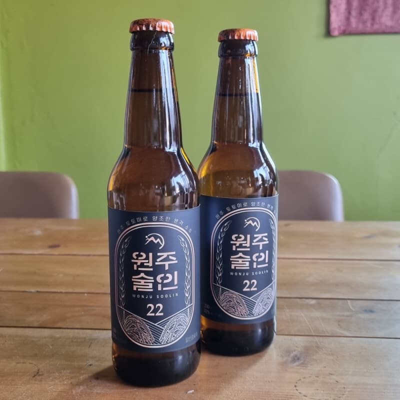WONJUSOOLIN, 100% distilled Korean soju, ABV 19% &amp;  22%