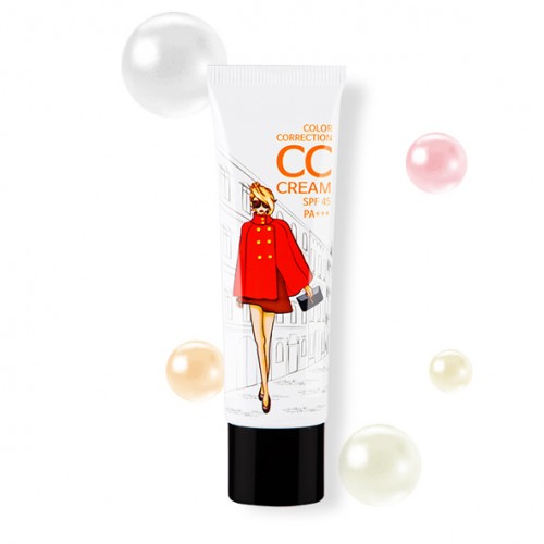 CC cream OEM, ODM, korea cosmetic make up base SPF45