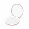 Luxury Ultra-thin Design Pocket USB Rechargeable Foldable LED Makeup Mirror