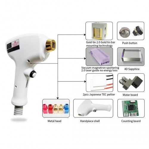 New Portable 808nm Diode Laser Hair Removal/ 808 Diode Laser/ Diode Laser Hair Removal Machine