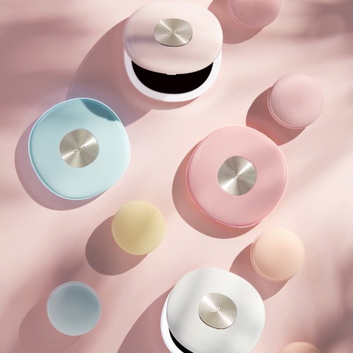 Luxury Ultra-thin Design Pocket USB Rechargeable Foldable LED Makeup Mirror