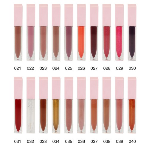 Factory Price Pink Matte Liquid Lipstick Vegan DIY Lip Gloss Packaging