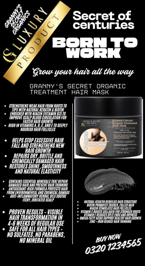 Granny's secret organic treatment hair mask