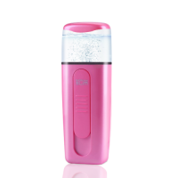 high quality OEM milk water pink portable rechargeable facial nano mister lashes