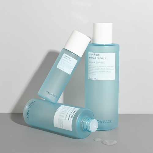 Custom Plastic PET Screw Cap Bottle  Empty Cosmetic Container for Facial Toner & Lotion