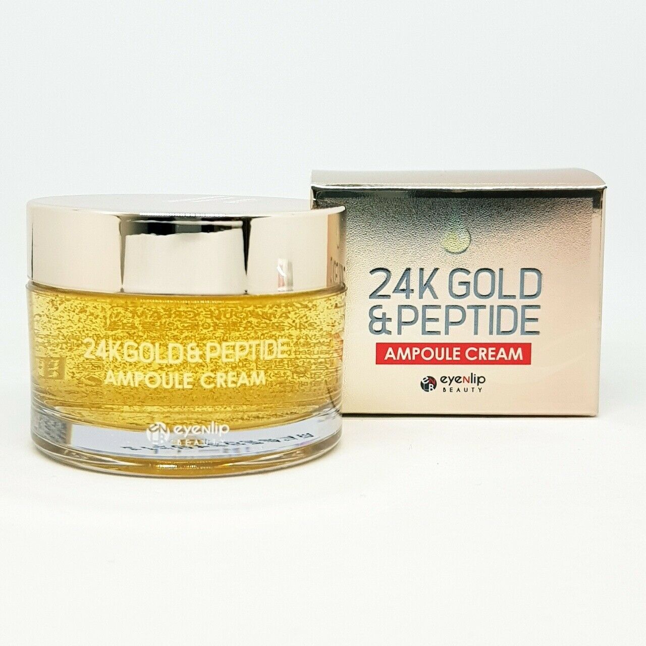 Eyenlip 24K Gold & Peptide Ampoule Cream 50g Whitening Anti Wrinkle K-Beauty