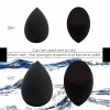 Super Soft Cosmetic Beauty Blender Black Latex Free Puff Makeup Foundation Blending Sponge