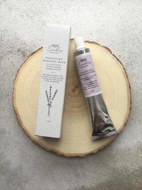 Purifying Morning Mask for Deep Cleansing Enriched with Lavender Oil and Natural Ingredients. Ideal for Sensitive and Dry Skin, 50 ml