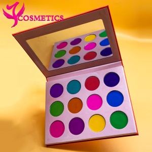 12 pan eyeshadow custom eyeshadow palette logo eyeshadow palette private label cruelty free