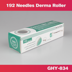 192 needles micro needle skin care face roller titanium 1.5 mm derma roller