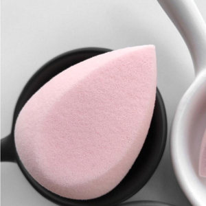 2019 High Quality Sakura Pink Diamond Makeup Sponge Beauty Puff Cosmetic Blender with Beveled Flat