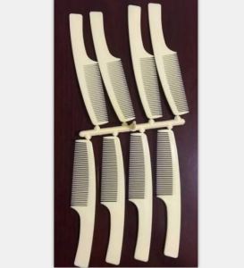 2019new design Best selling and cheaphotel disposable combs/unbreakable curved plastic hair comb