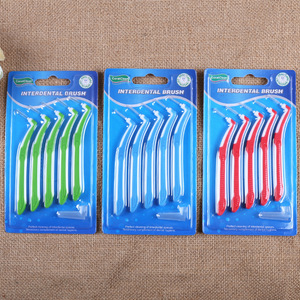 7 "L" Shape Interproximal Interdental Brush Inter Dental Brush