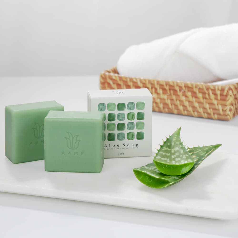 A4ME ORGARNIC ALOE SAPONARIA SOAP