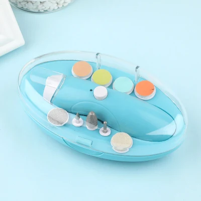 Baby Nail Clipper Set Toddler Nail File Care Tools with LED Light Electrical Baby Nail Trimmer