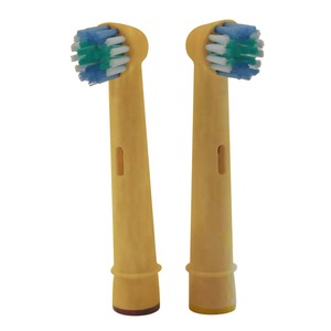 bamboo Electric Toothbrush Heads - biodegradable sustainable non-plastic filaments brush