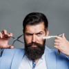 Barber Cut Throat Straight Razor Beard Shaving Black Cut Out Handle