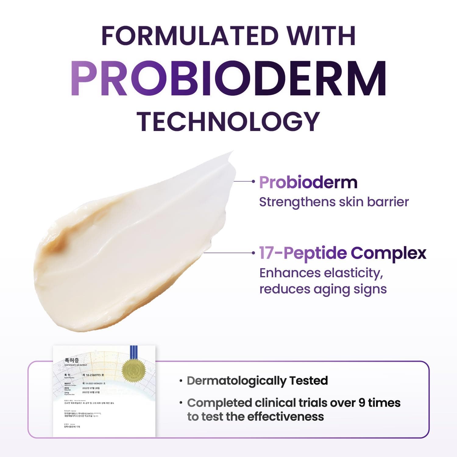 BIOHEAL BOH Probioderm 3D Lifting Cream 1.7 fl oz  Advanced Korean Anti-Aging Probiotics Facial Nig