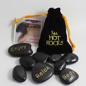 black basalt hot massage stones for spa