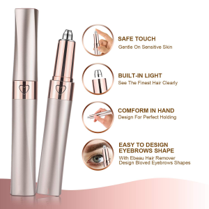 Black Friday Rounded Battery Powered Stainless Steel Usb Set Pen Electric Nose Trimmer Nose Hair Trimmer Eyebrow Trimmer