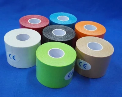 Body Therapeutic Tape Sports Tape Kinesiology Tape Athletic Tape Elastic Adhesive Tape Face Tape Chest Lift Tape 5cmx5m Precut 5cmx10cm/15cm/25cm CE ISO FDA