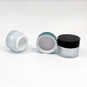 cosmetic packaging 5g empty nail gel pot black cosmetic acrylic jar sample facial cream jar