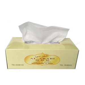 Custom logo or other things printing on facial tissue paper