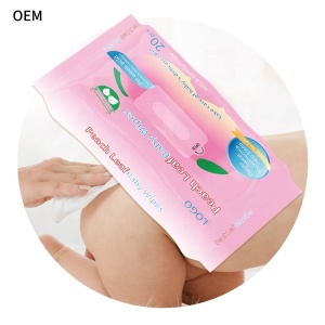 Customize package wet wipe factory 20pcs baby wet wipes