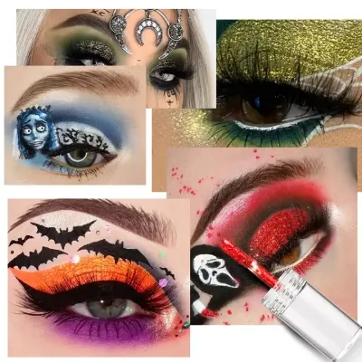 Customized Make Your Own Brand Duochrome Liquid Eyeshadow Makeup Halloween Cosmetics