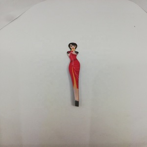 Doll Heat Transfer Print Stainless Steel Eyebrow Tweezers