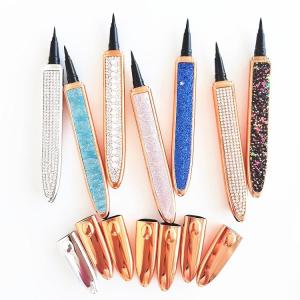 glitter eyeliner rhinestone lash book magnetic eyeliner glue pen wholesale lash boxes