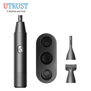 Grooming Set Nose Beard Eyebrow Rechargeable Electric Nose Hair Trimmer Nose Ear Hair Removal Trimmer For Men