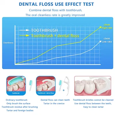 High Quality Nylon Interdental for Teeth Cleaning Dental Floss Pick Toothpick