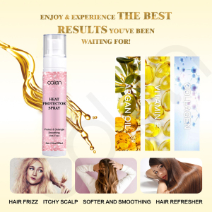 Hot Selling Professional Salon Hair Care Products Best Argan Oil Lightweight Heat Protectant Hair Spray