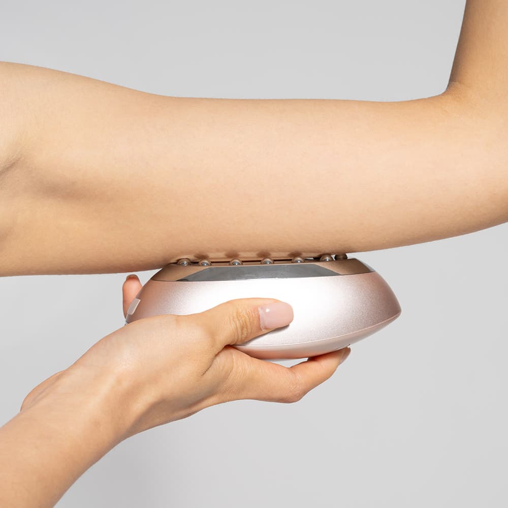 Inure body slimming body care galvanic ems rf ultrasonic wave beauty device 