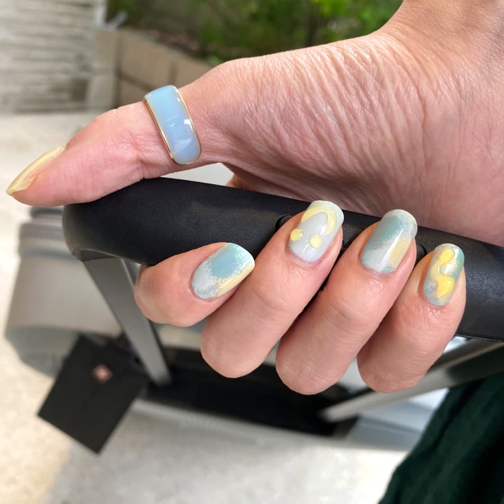 KEEPU CUSTOM NAIL STRIP HAWAIIAN SPRAY GEL TUBE