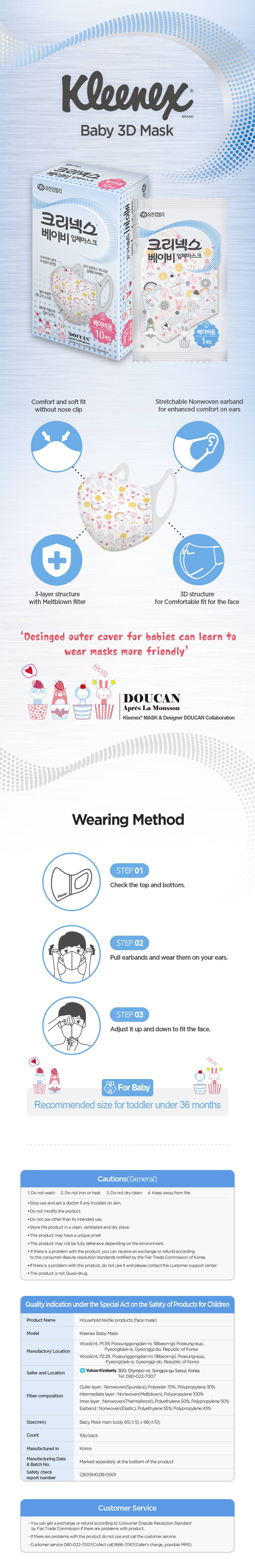 Kleenex Face Mask for babies