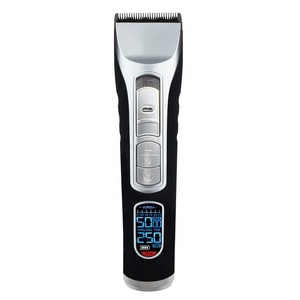 LCD display wholesale price hair clipper professional rechargeable Hair Trimmer with AC motor