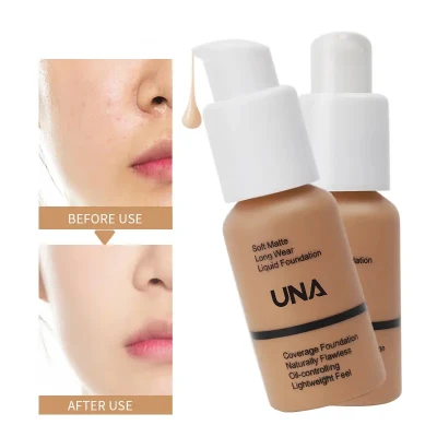 Make up Concealer Primer Full Coverage Waterproof Oil-Control Matte Liquid Foundation Makeup for Women