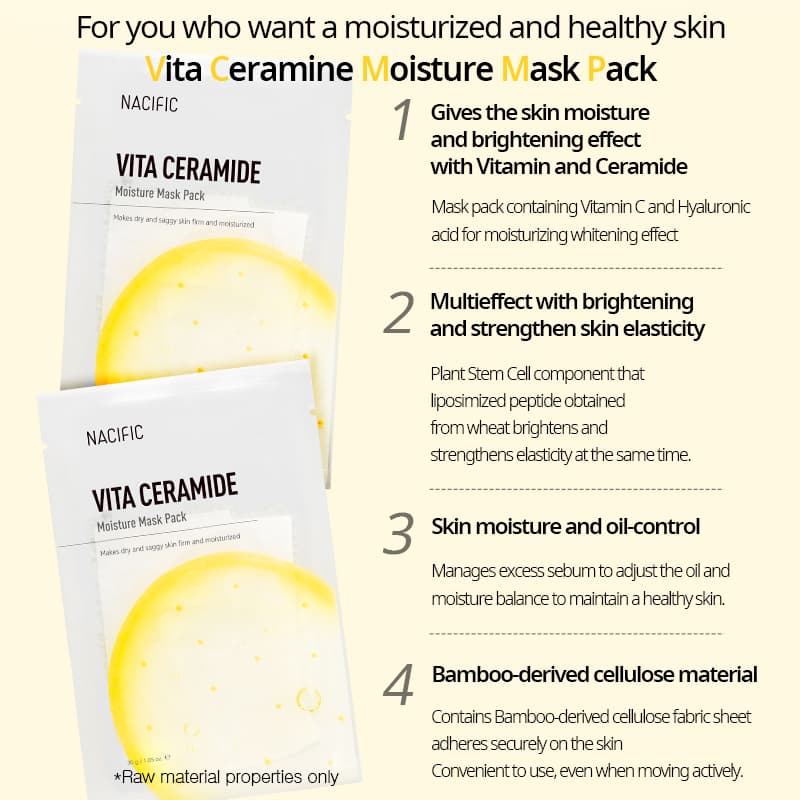 NACIFIC Vita Ceramide Moisture Mask Pack