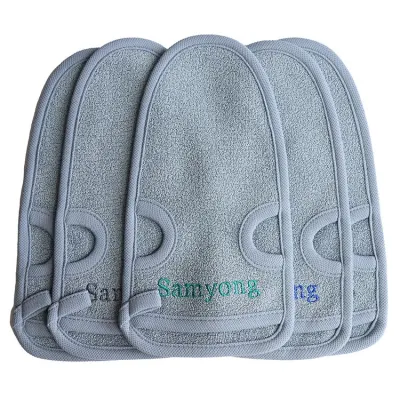 Natural SPA Body Scrubbing Mitt Shower Skin Cleaning Exfoliator Mitt