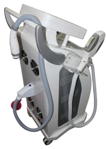 New Version three in1 OPT E- light IPL RF(cooling+heat) YAG laser hair removal for multi treatments