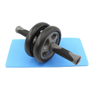 Non- Slip Handles Smooth body building stretch ab Wheel