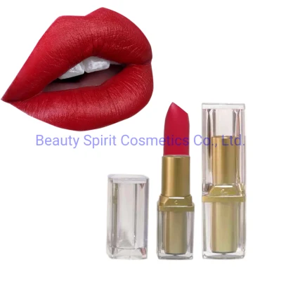 OEM Customized Glitter Lipgloss Cosmetics Makeup Long Lasting Matte Lipstick