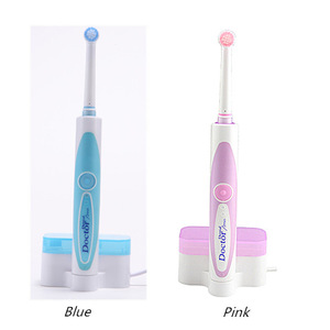 oral hygiene products rotating rechargeable electric toothbrush with 2 brush head