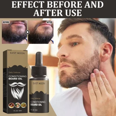 Private Label Men′s Beard Oil Strong and Tough Hair Moisturizing Soft Bright Beard Repair Fury Beard Care Oil