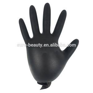 Private Label Tattoo Gloves Nitrile Body Art Waterproof Black Tattoo Gloves for Permanent Makeup Tattoo Supply