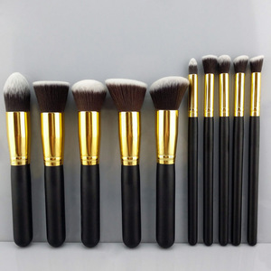 Professional Cosmetics Foundation Blending Brush Blush Kabuki Makeup Tool Set Kit
