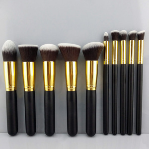 Professional Cosmetics Foundation Blending Brush Blush Kabuki Makeup Tool Set Kit