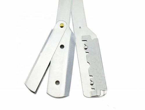 Razor Blade Razor Wood Handle 15.1 cm Derby Premium Blades and Storage Bag